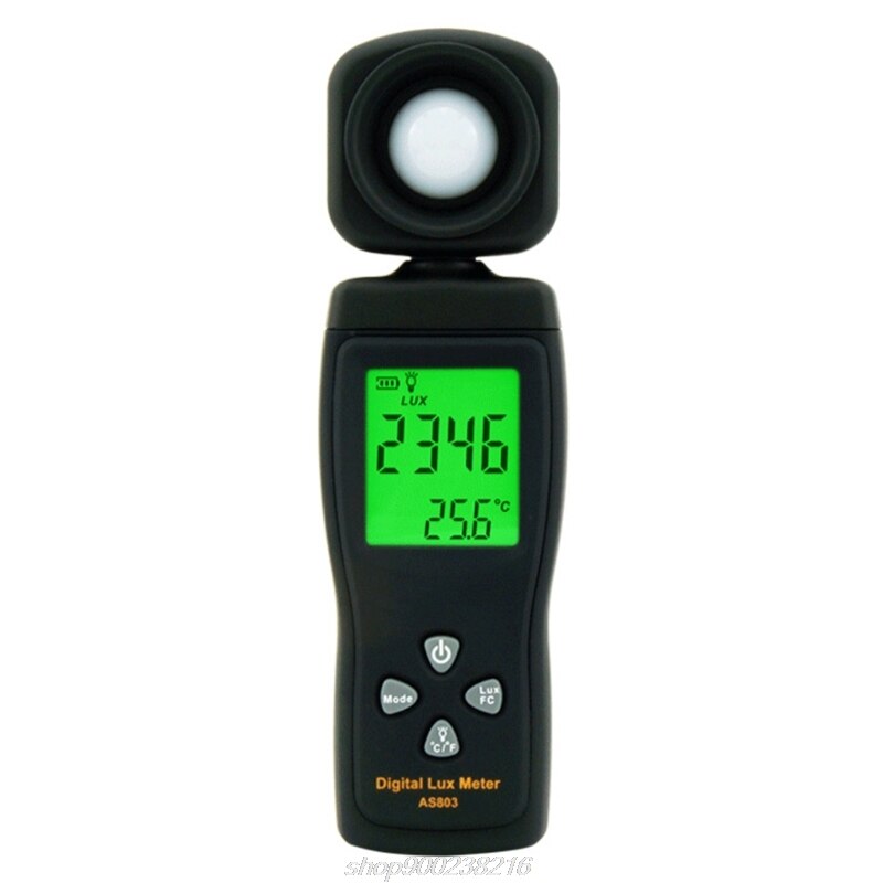 AS803 Luxmeter Digital Light Meter Lux Meter Photometer UV Meter Radiometer LCD Handheld Illuminometer J23 21