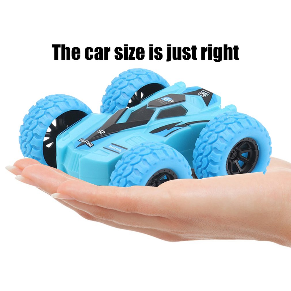 Children Inertia Double-sided Dump Truck Resistant Falling 360 Tumbling Spinning Toy Car Turned To Kid Toys