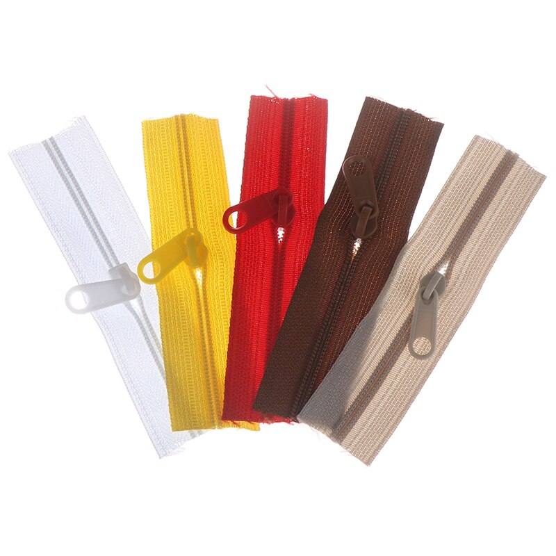 10Pcs/lot Mini Zipper Doll Dress Zipper 10cm Handmade Craft Sewing DIY Accessories Scrapbooking Garment Applique