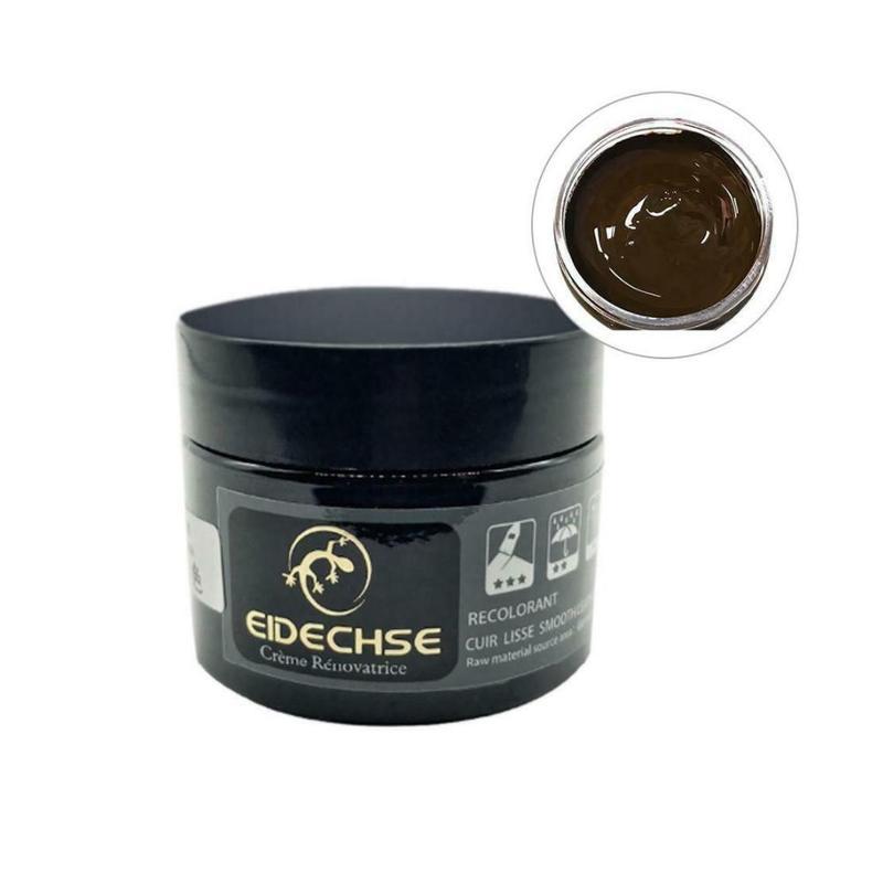 1Pc Color Leather Make-up Cream Leather Goods Renovation Coats Sofa Holes Leather Dyeing Care Cracks Scratch Oil Restoratio U3P4: Brown