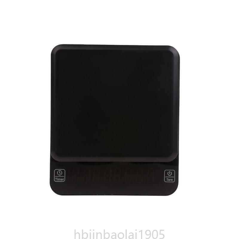 E74E Digitale Küchenskala Kaffee Skalen 3 kg/0,1 g Espresso -Skala mit Timerfunktion