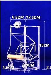 Bird Automatic Feeder Food Container Chicken Parrot Integrated Automatic Feeder Sparrow Small Bird Feeder Poultry Birdcage Equip: Default Title