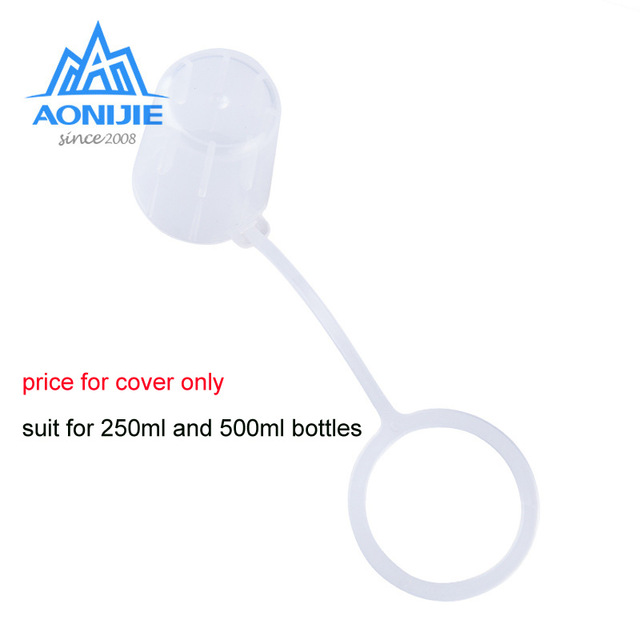 AONIJIE 170ml 200ml 250ml 350ml 500ml 600ml Running Sport Bicycle Soft Water Bottle Folding TPU Soft Flask Water bag: bottle cover