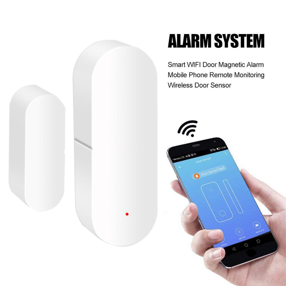 Hight WiFi Door Sensor Support for Google Home Alexa Voice Control Security Alarm