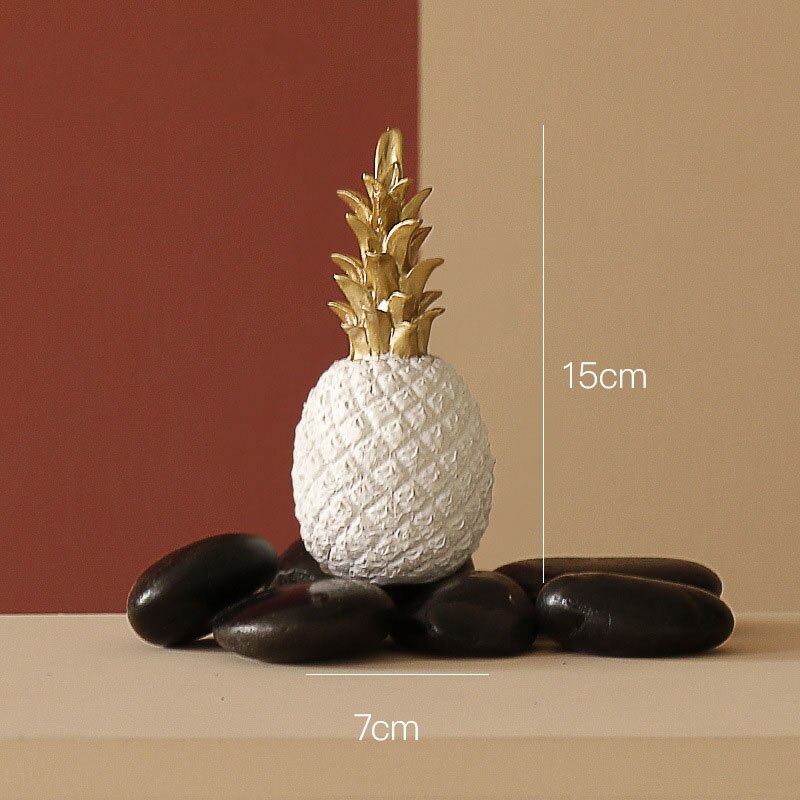 nordisk lys luksus keramisk ananas gyllen hjem stue veranda modell rom myk dekorasjon bryllup: Stil 1