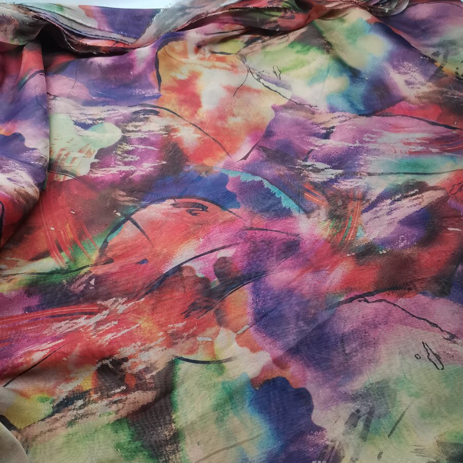 Dress Dancing Fabric Flowing 30D Chiffon Fabric Costume Material DIY Stage Cosplay Dress