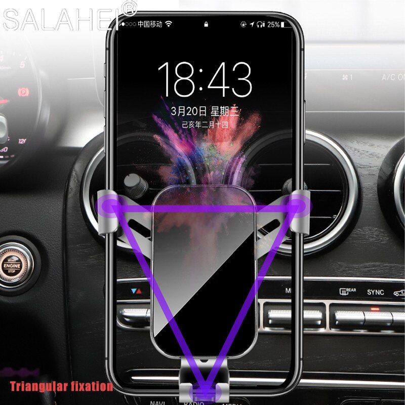 Car Gravity Phone Holder For BMW X1 X2 X3 X4 X5 X6 X7 G01 G02 F48 F39 Mobile Smartphone Bracket Special Mount Support