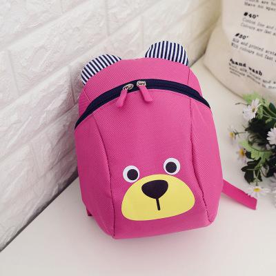 TOP mochila infantil children school bags cute Anti-lost children's backpack school bag backpack for children Baby bags: Rose Red