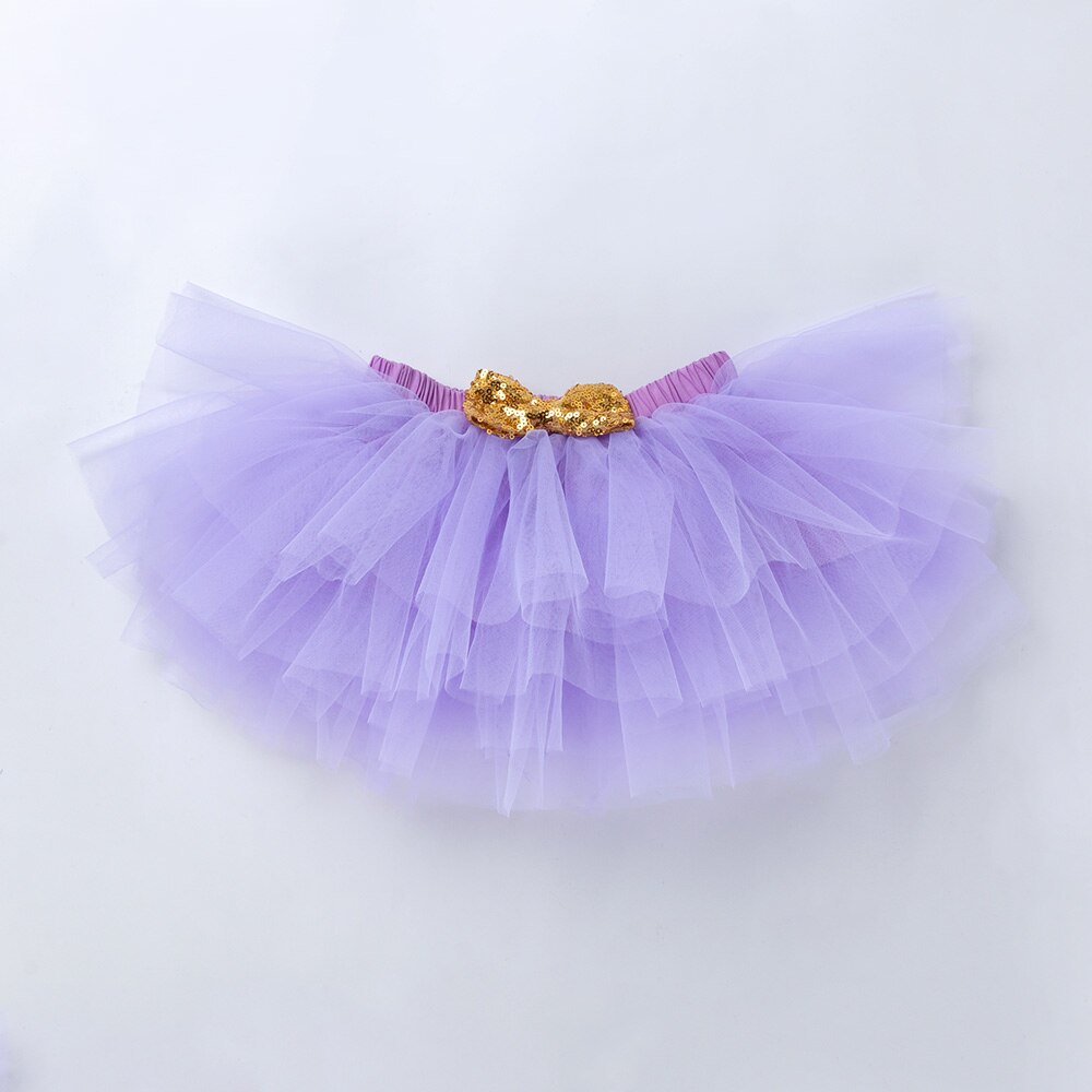 Pettiskirt – jupe Tutu solide pour bébé fille, jupe pour enfant en bas âge, avec nœud doré, d&#39;anniversaire, , de 0 à 2 ans, 2022: G