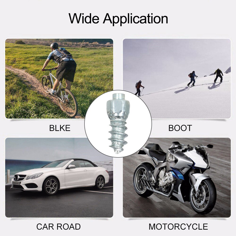 500Stck Auto Reifen Bolzen Schraube Schnee Spikes Spikes Rad Reifen Schnee Ketten Bolzen für Auto Motorrad Reifen Winter Universal-