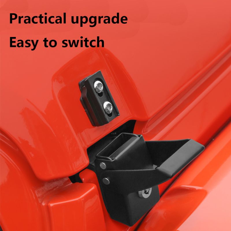 Engine Bonnets Hood Lock For Jeep Wrangler JK 2007 Metal with Key Pattern Hood Lock For Wrangler Car Hood Lock