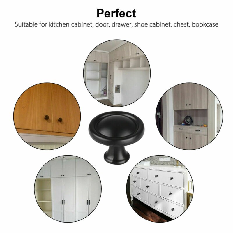 Screws Knob Handle Grip 10/20PCS Door Hardware Knob Handle Pull Cabinet