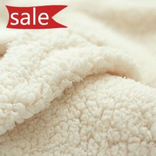 150 x 50cm Chemical fiber Coral fleece fabric cloth DIY sweater inner lining clothing on