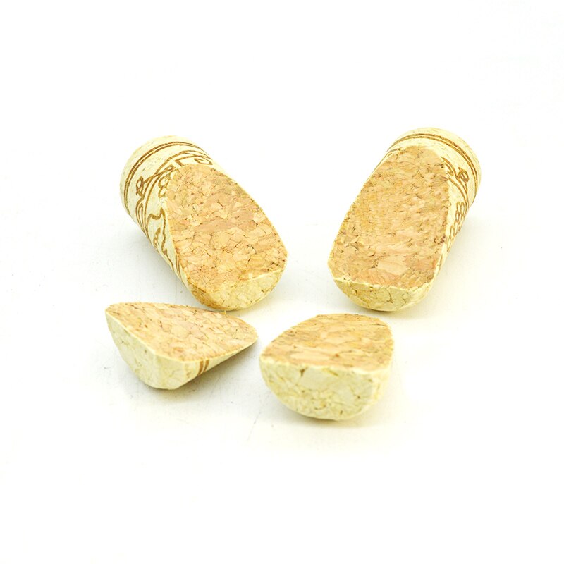 Corcho de madera Natural para botellas, tapón de sellado, herramientas de Bar, 10 unids/lote