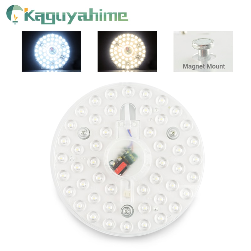 Kaguyahime AC 220 V Celling Lamp Lichtbron LED Light Panel 12 W 18 W 24 W Module Lamp LED ronde Plafond Buis Voor woonkamer