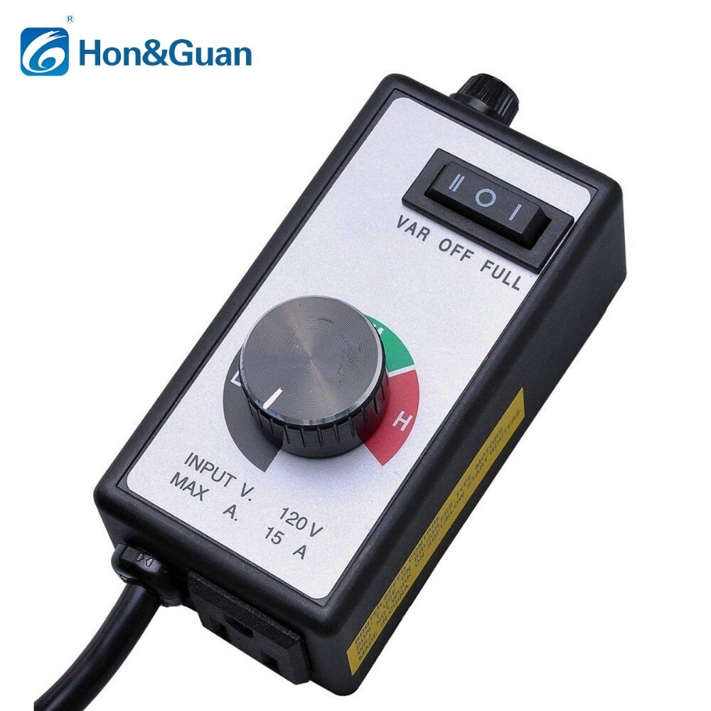 110V Variabile 15A Regolatore di Velocità del Ventilatore per la Coltura Idroponica Inline Condotto della Ventola di Scarico con filo