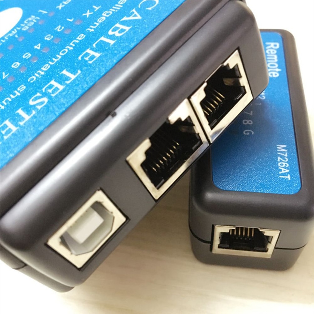 RJ45 RJ11 przenośne automatyczne wyłączanie inteligentny test awarii automatyczne skanowanie sieci Ethernet LAN USB próbnik kabli