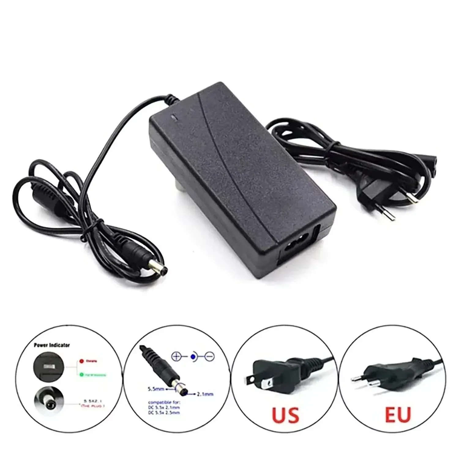 Batterie rechargeable au lithium 24V 50000mAh 6s2p 18650 avec panneau de protection BMS batterie lithium-ion avec chargeur