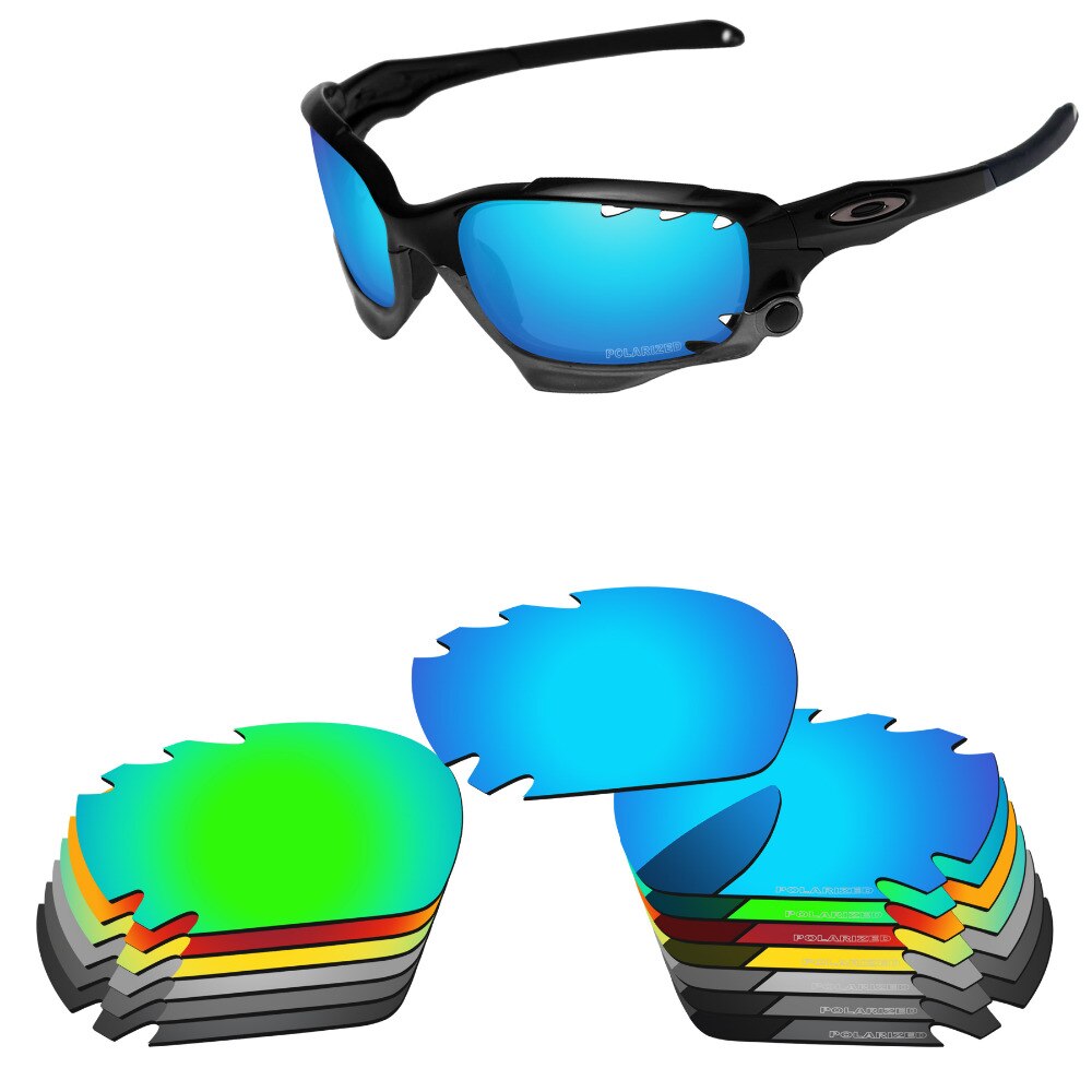 Papaviva polycarbonat polariserede erstatningslinser til kæbeben-ventilerede solbriller - flere muligheder