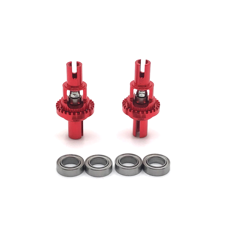 Diferencial de actualización de metal WLtoys 1/28 284131 K969 K979 K989 K999 P929 P939 MINI-Q MINI-Z piezas de coche RC: Rojo