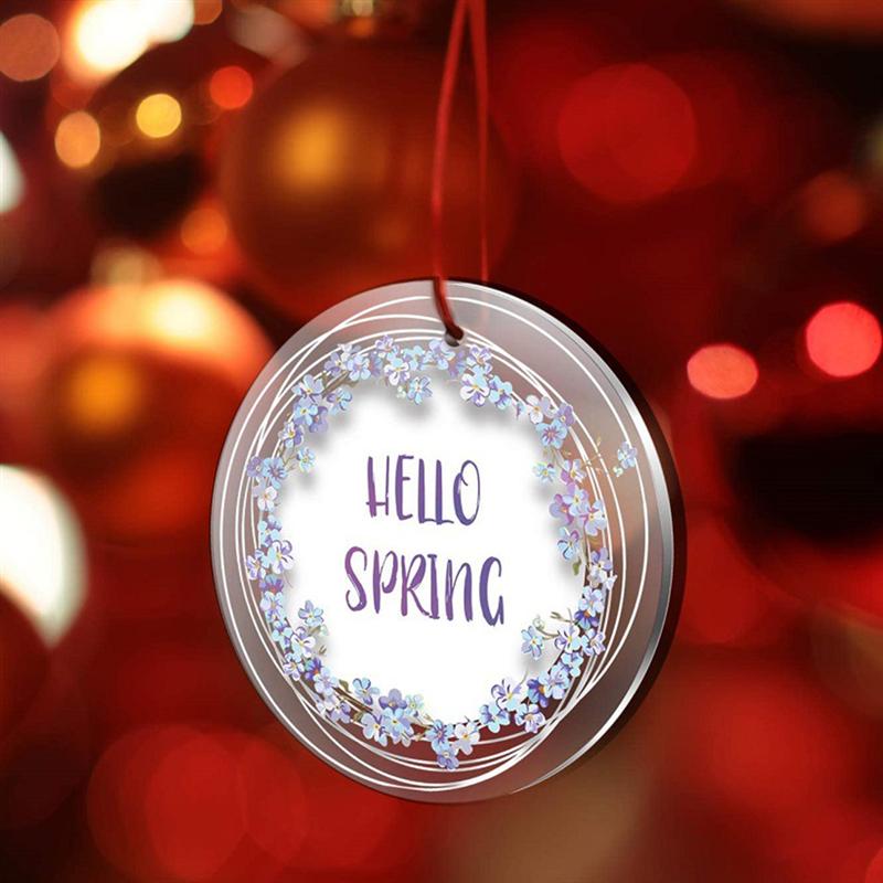 20pcs Blank Clear Sheet Acrylic Cut Circle Sheet Acrylic Key Chain Blank Pieces