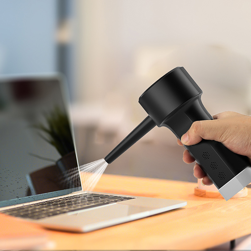 Keyboard Blower Electric Air Duster,Cleaning Vacuum for Computer,Compressed Air Blower Rechargeable Cleaner