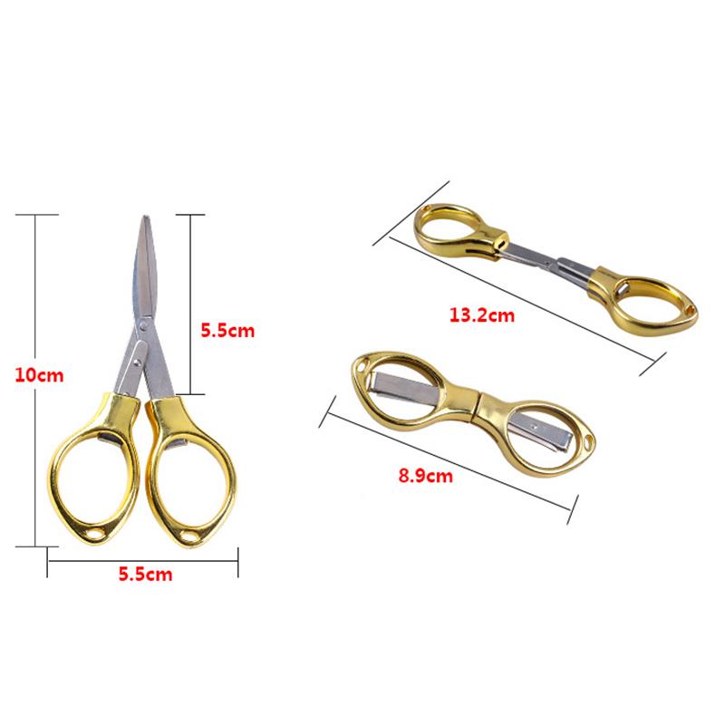 Embroidery Needlework Scissors Sewing Folding Scissors Tailor Scissors Sewing Accessories Tools Supplies Metal Cutting Scissors