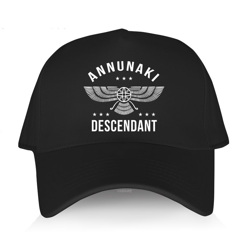 Men Outdoor Snapback Hats Boyfriend Cap Annunaki Descendant Sumerian Alien Gods men euro size Cotton Snapback