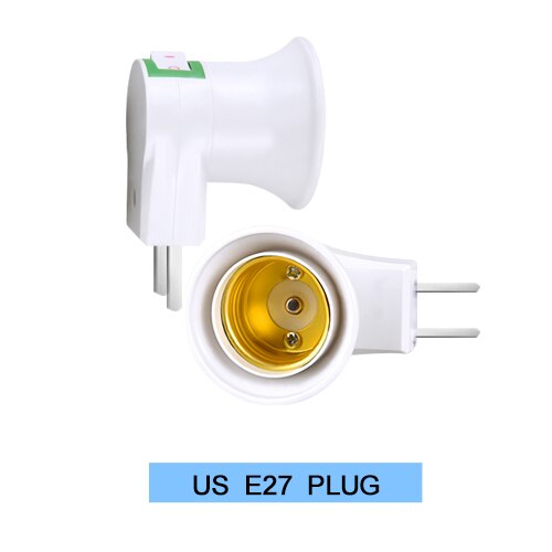 Foxanon Lamp Holder Converters E27 to GU10 E27 to E14 E27 to 2E27 E14 to E27 Conversion Socket Adapter Lamp Holder For Led Light: US E27 PLUG