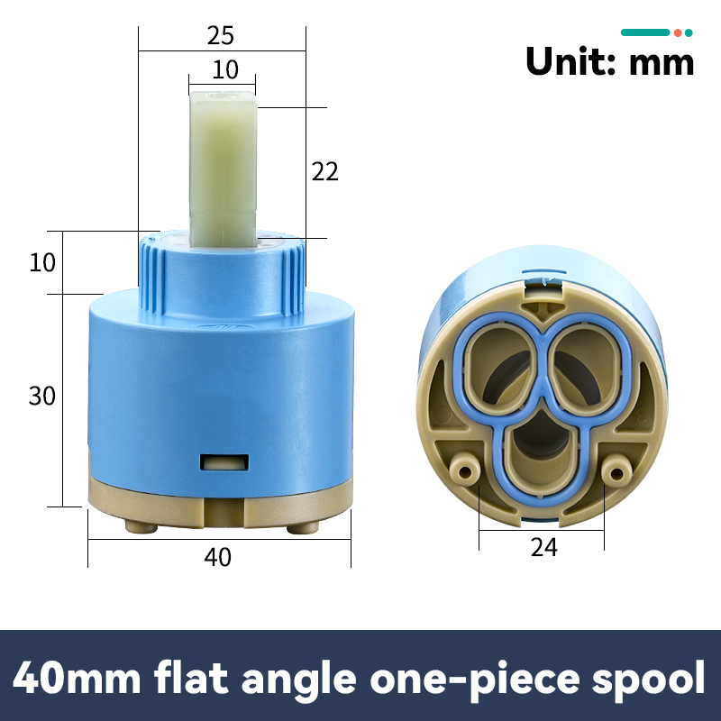 Faucet Valve Core Standard Ceramic Cartridge Replacement Parts for Faucet Valve Shower Valve Core Water Mixer Faucet Splitter: 16