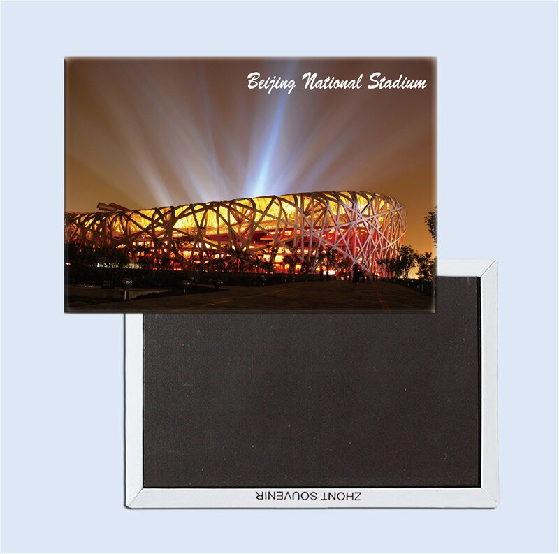 Beijing national stadium, China tourist souvenirs, Home decoration, Magnetic refrigerator magnet, for friends 25067