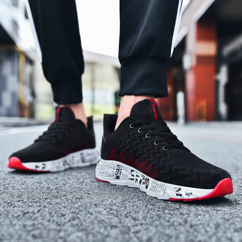 Herenschoenen maat 39-44 volwassen heren sneakers zomer ademende heren casual schoenen heren tennis masculino sport casual veterschoenen