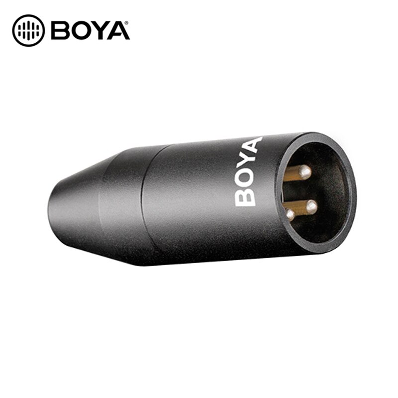 BOYA 35C-XLR 3.5mm (TRS) Mini-Jack Female Microphone Adapter to 3-pin XLR Male Connector for Sony Camcorders Recorders &amp; Mixers: 35C-XLR
