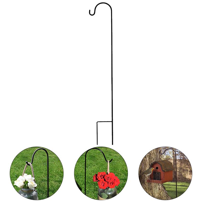 Crochets berger plante crochet piquet de jardin extérieur plante support cintre berger crochet artisanat crochet jardinage insérer fer tige outils