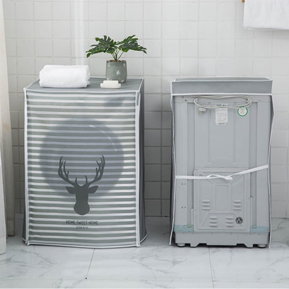 Top Loading/Front Loading Washing Machine Cover for Drum Waterproof Case Dust Cover for Pulsator Bathroom