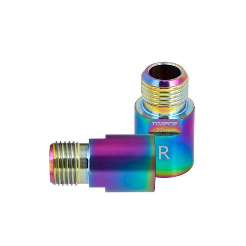 Cykel pedal förlängningsbultar distanser förlängare pedal axel vev tillbehör 16mm 20mm för cykel pedal förlängning: C20mm
