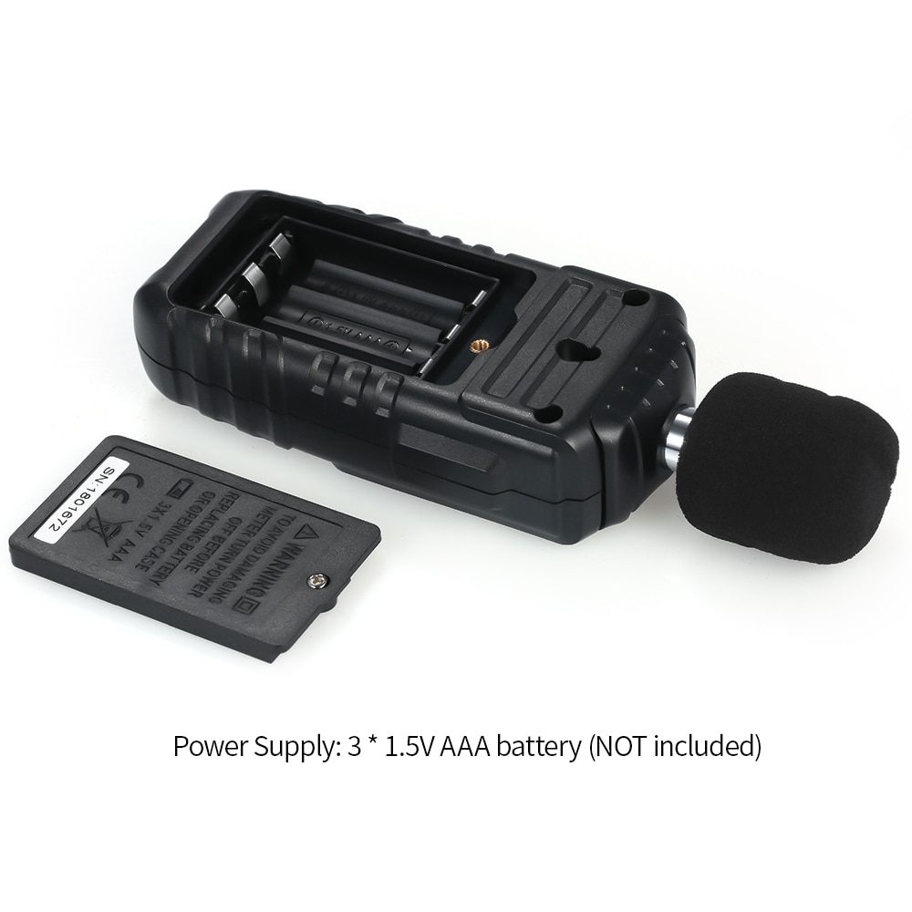 Mini indicateur de niveau sonore numérique LCD 35-135dB Instrument de mesure du Volume sonore décibel testeur de surveillance