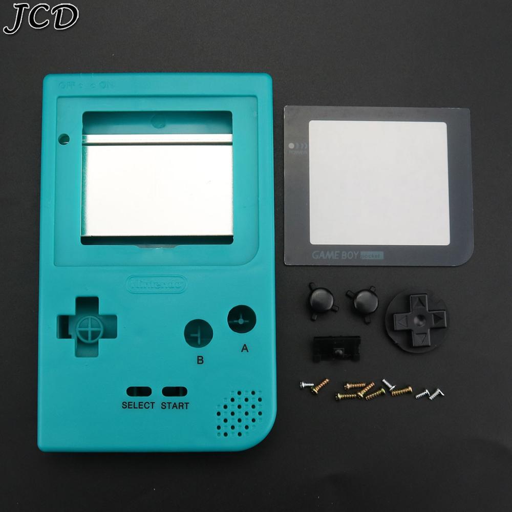 JCD carcasa Shell con botones kit de reemplazo para GBP de plástico funda completa para Gameboy de bolsillo consola de juego: Q