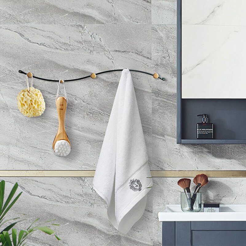 Golden and Black wall decoration hook Nordic key hanger coat hook bedroom fitting room hook