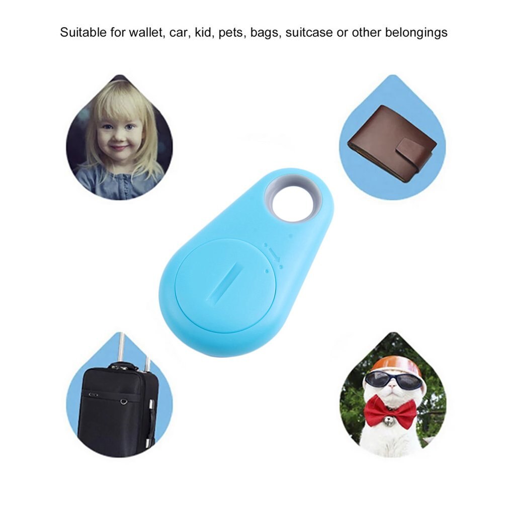 Mini Bluetooth 4.0 Gps Traker Waterdrop Locator Draagbare Anti-Lost Key Finder Pet Tracker Twee Way Alarm Anti-diefstal Apparaat