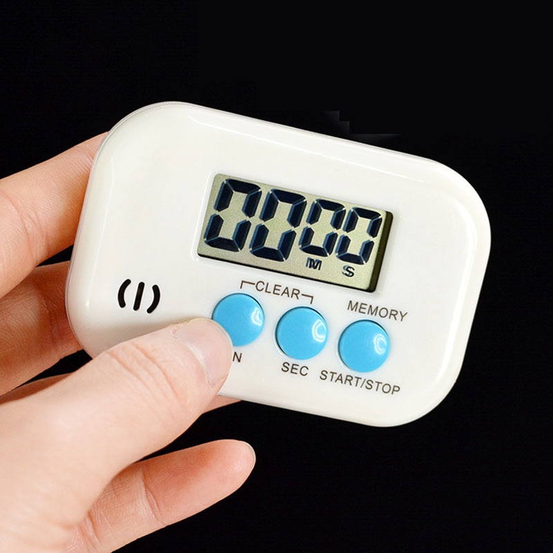 Alarma electrónica contador hasta la cocina Digital de cocina reloj magnético LCD temporizador