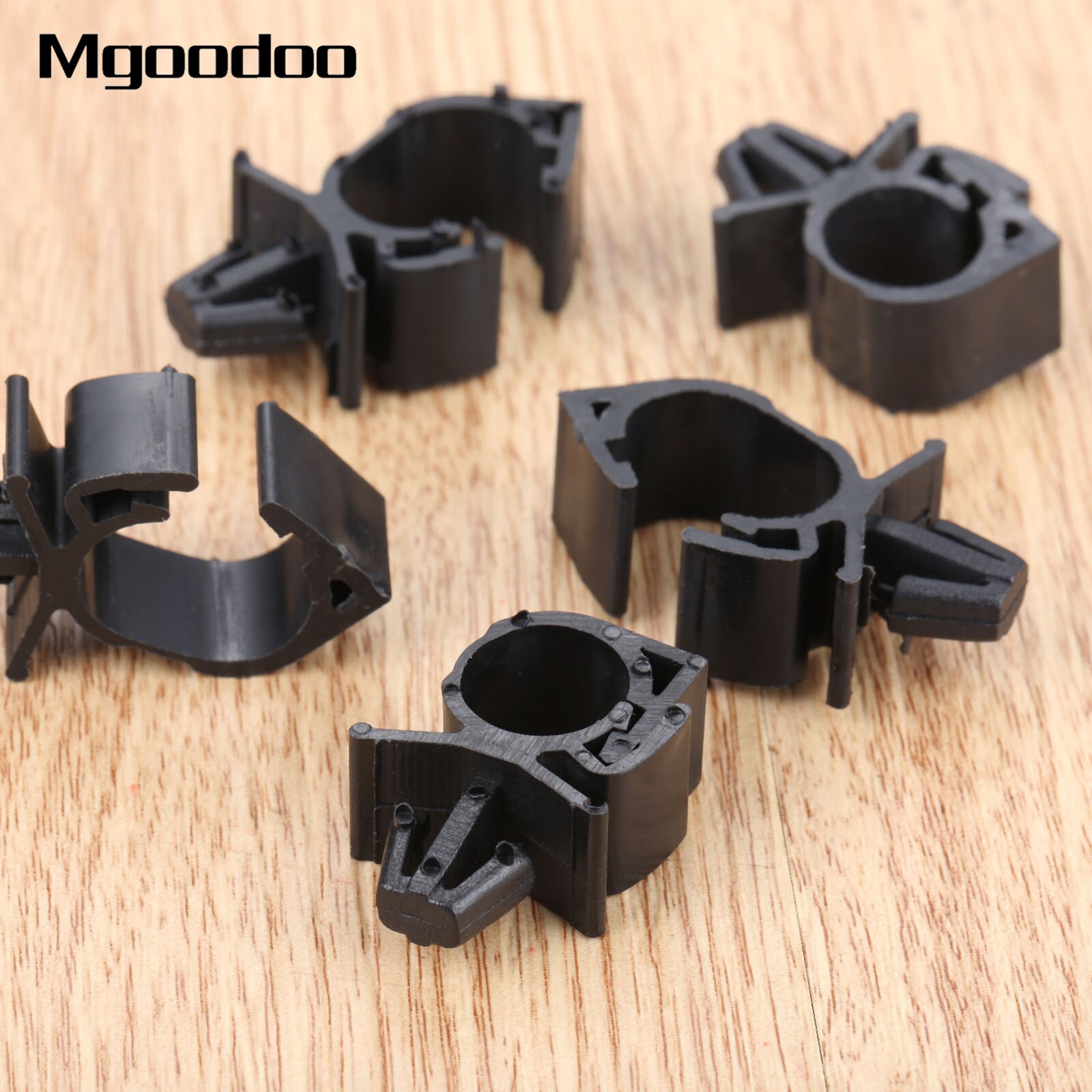 10Pcs Car Wiring Harness Fastener Clips For Car Route Fixed Clips Corrugated Pipe Tie Wrap Cable Clamp Oil Pipe Beam Line Clip
