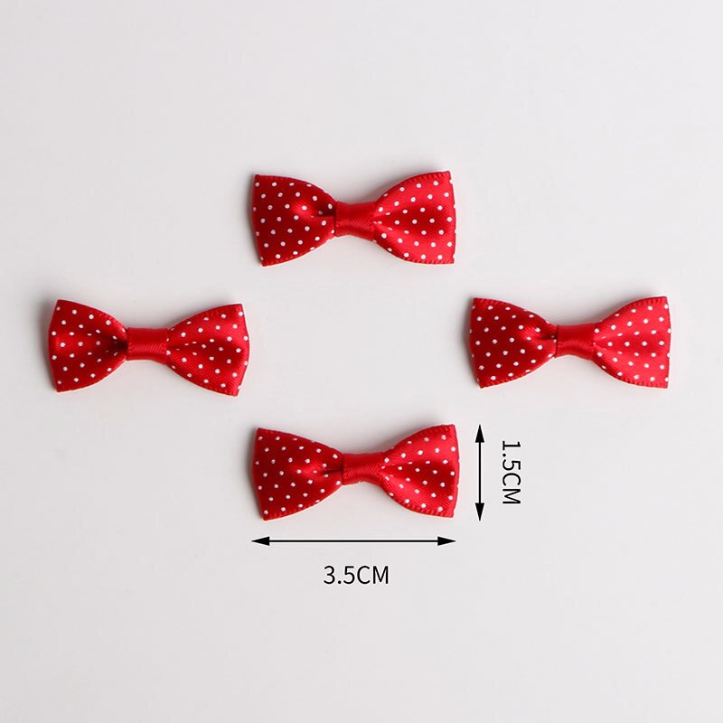 Strik bedrukte punt platte knoop 5 punten platte knoop 2 punten riem stippenstrik haarband strik