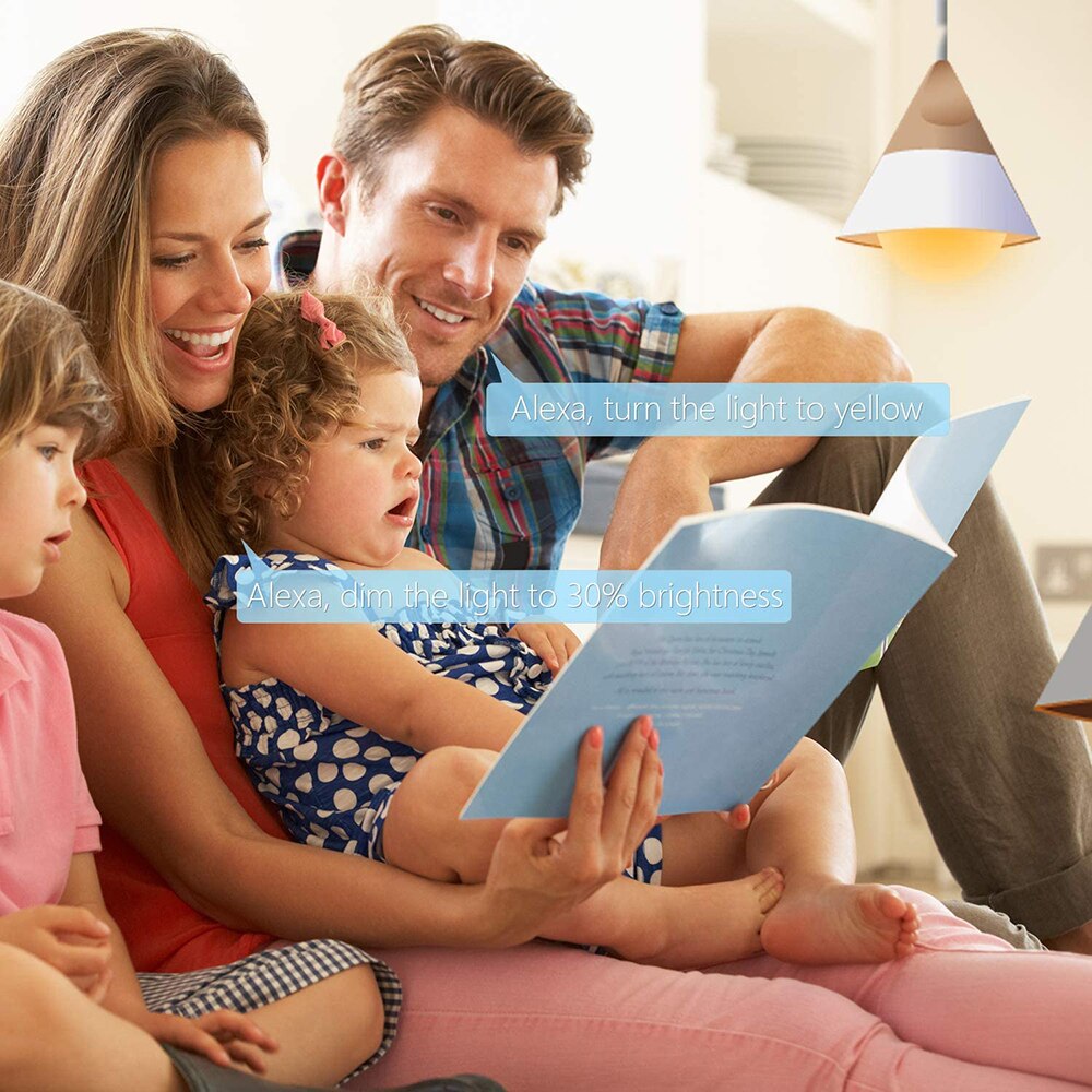 1PCS 15W WiFi Smart Light Bulb E27 B22 Dimmable RGB+CW LED Spotlight Bluetooth Voice Control Lamp Work With Alexa Google Home