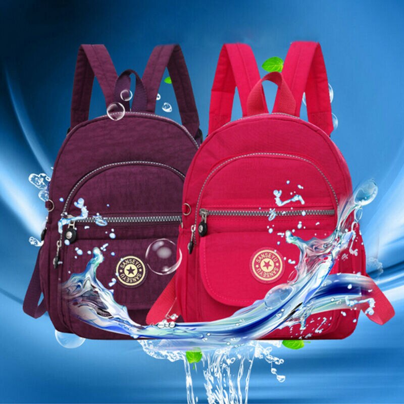 Kobiety tornister moda plecak na ramię panie Bookbags nylon tornister podróży nylon mały plecak torba na ramię torba na ramię prezent