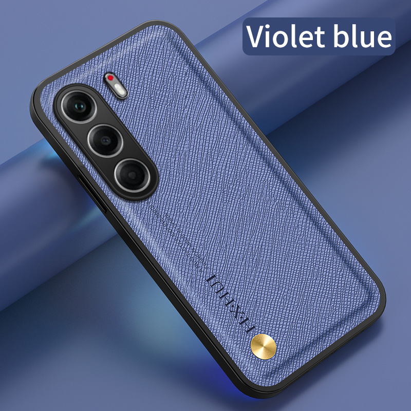 for Tecno Camon 40 Pro 4G 5G Spark 30 Note 50 Plus Zero Case for Magnetic Holder PU Leather Cross Grain Fine Cover Shell: Blue / For iPhone 16 Plus