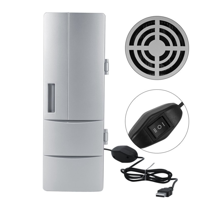 Kühlschrank Mini Usb Kühlschrank Mit Gefrierfach Dosen Trinken Bier Kühler Wärmer Reise Kühlschrank Kühlbox Auto Büro Verwenden Tragbare