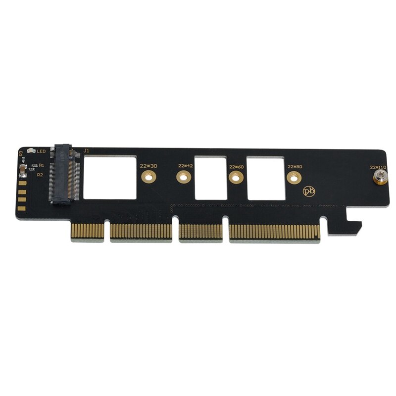 M.2 NVMe SSD NGFF a PCIE 3,0 X16 X4 tarjeta de adaptador M clave NVME AHCI SSD para 110mm 80mm SSD adaptador