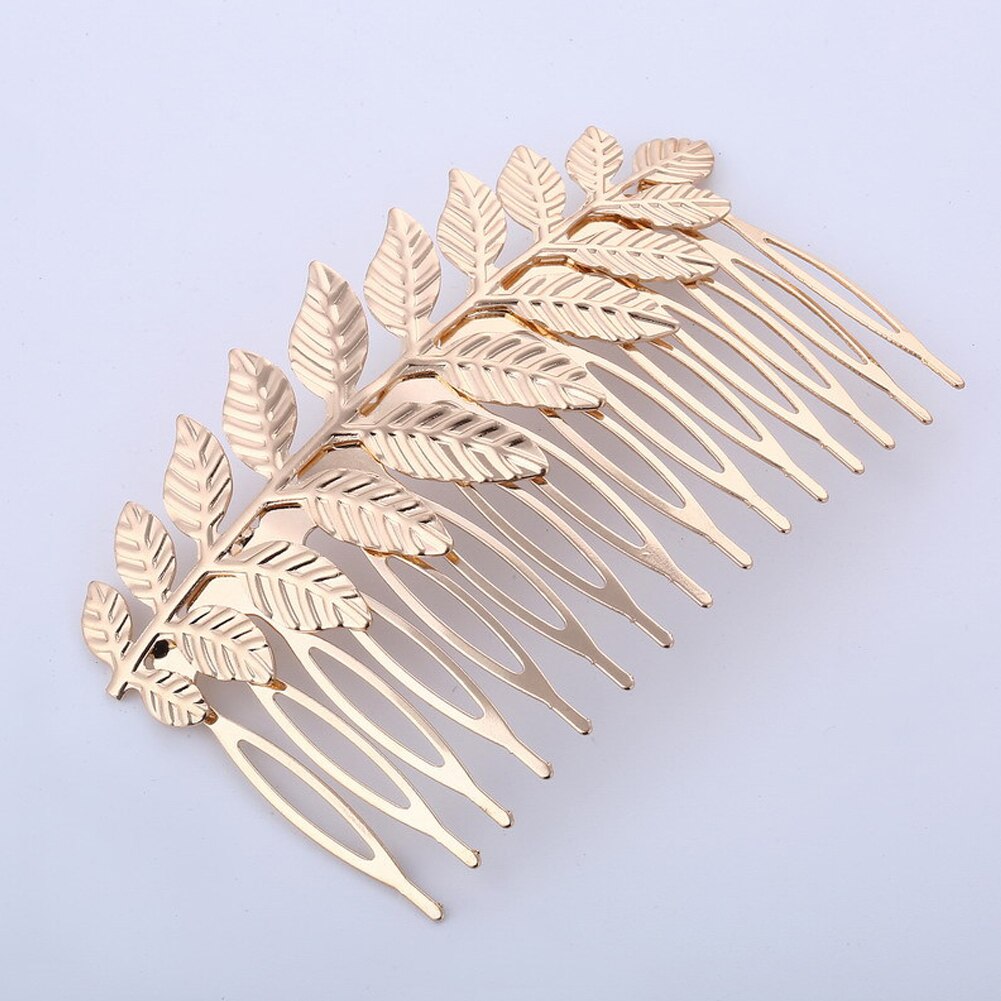 Greco da Sposa Accessori per Capelli da Sposa Copricapo Oro Foglia Argento Della fascia Pettine Dei Capelli Della Forcella Della clip di Gioielli Della corona Copricapo