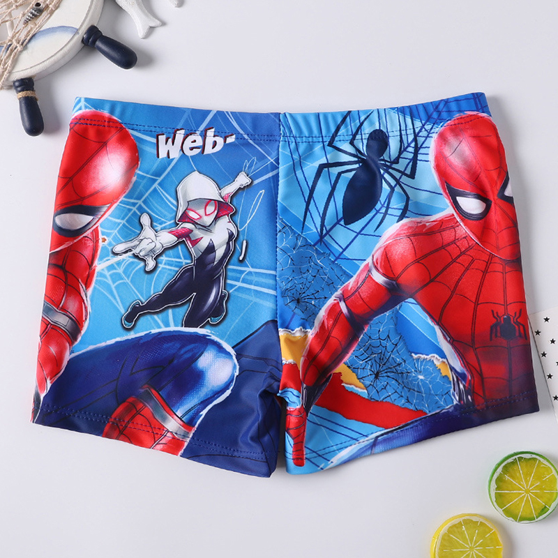 Swimming Trunks For Boys Shark Trunks Swimsuit 2-9Y Children's Swimwear Kids Trunk Shark Beachwear Boys Bathing Suit 1050: Spider / 2XL (8-9Years)